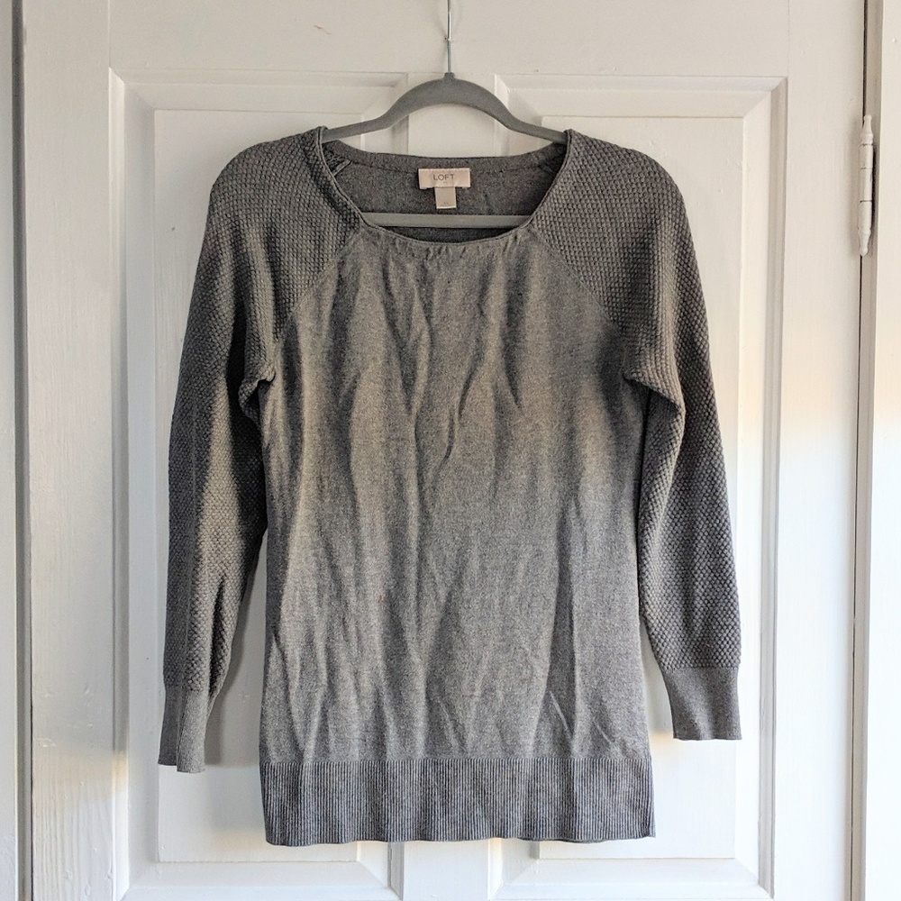 Grey LOFT Sweater